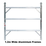 2.7m – 3.0m Wide Aluminium Mobile Scaffold Tower (Standing Height)